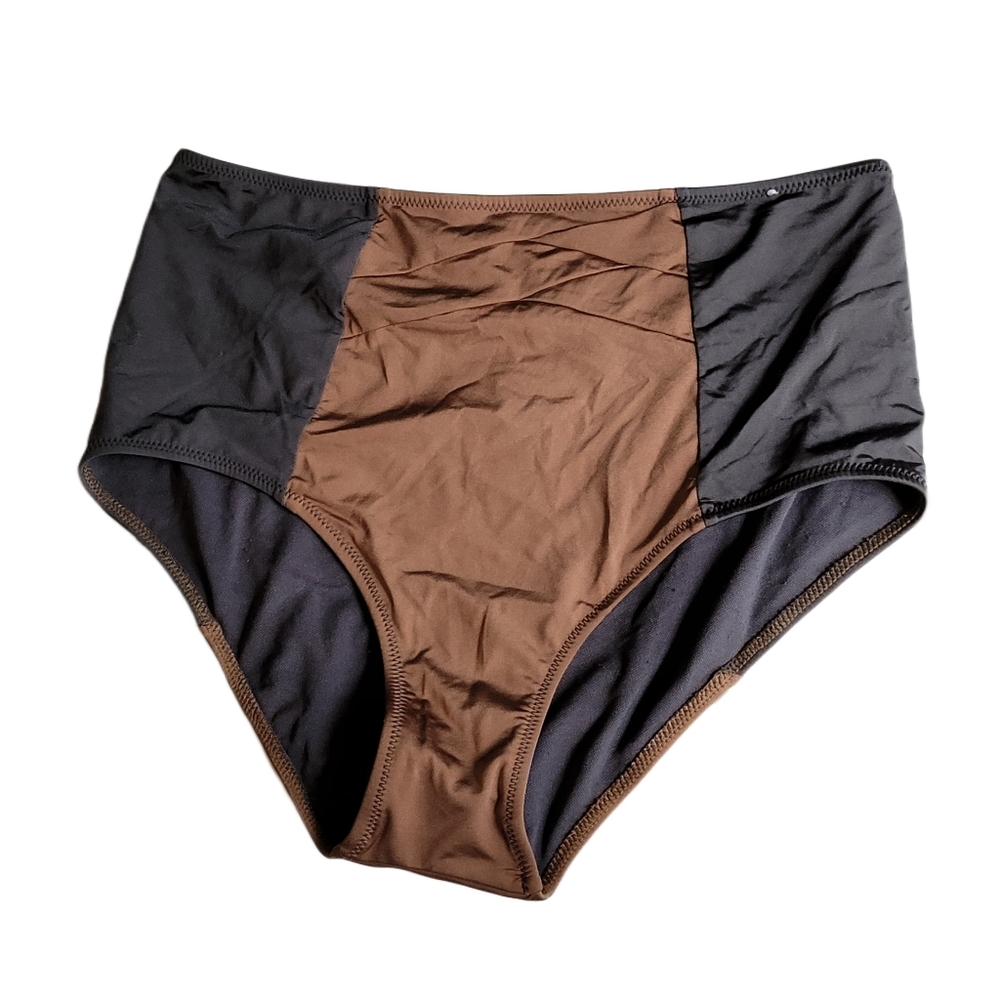 Everyday Sunday Retro High Waisted Swim Bottoms NWT 8